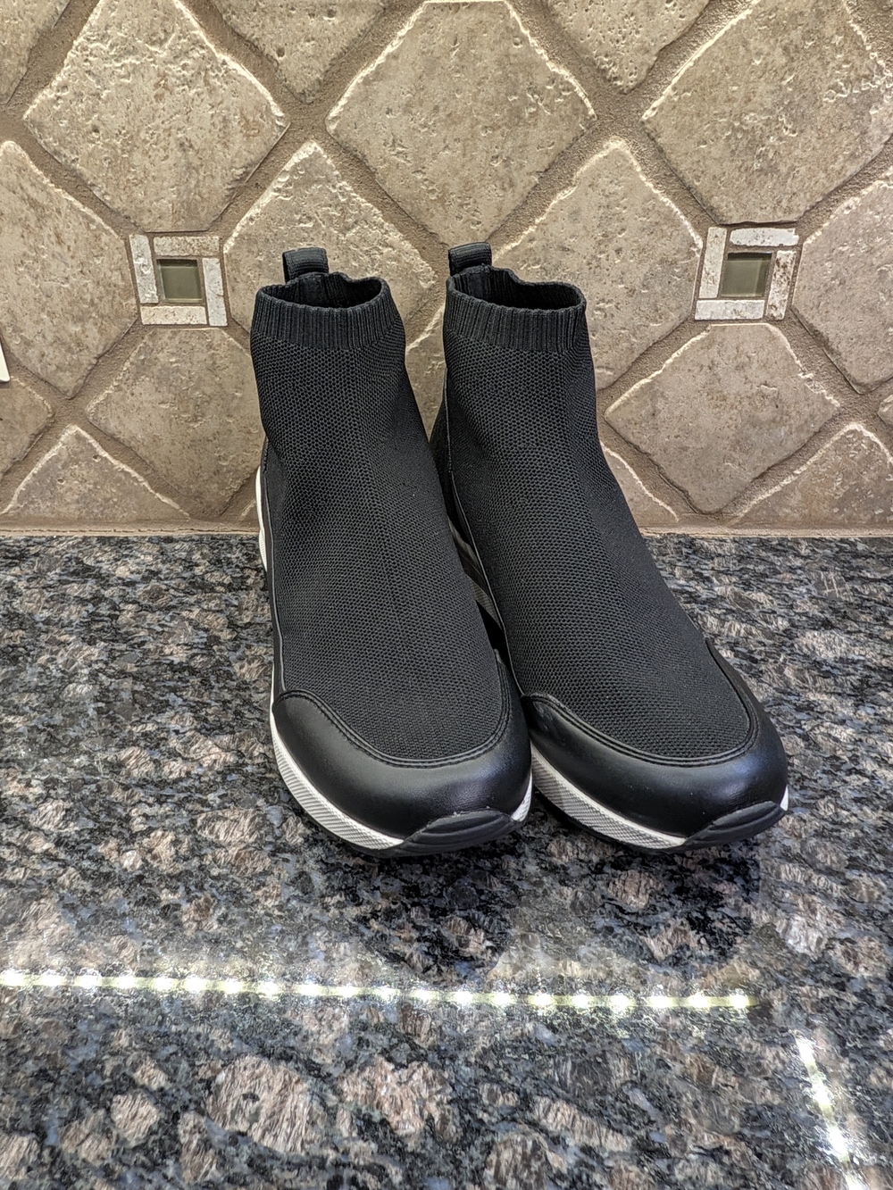 Michael Kors Skyler Stretch-Knit Sock Sneakers